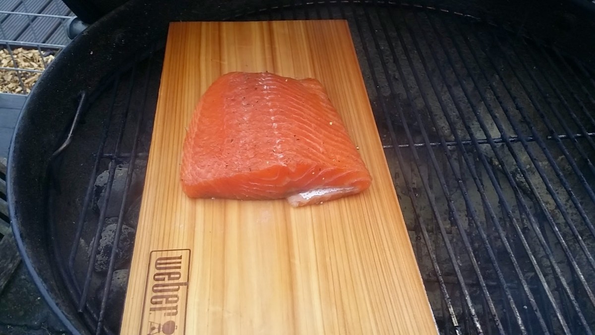Smoked Salmon from a Cedar wood&nbsp;plank