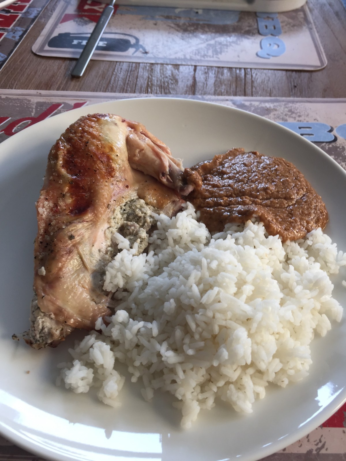 Grilled chicken with sour&nbsp;cream