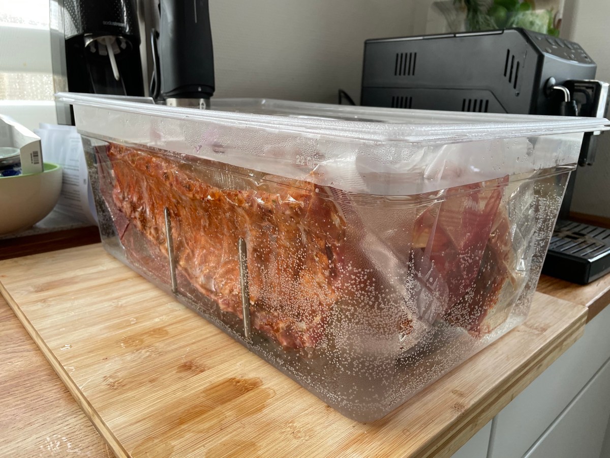 Spare-ribs sous-vide